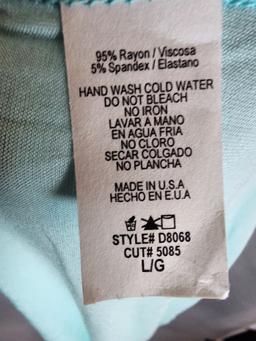 12 Pm By Mon Ami Mint Maxi Dress with Colorful Printed Bodice - Picture 6 of 11